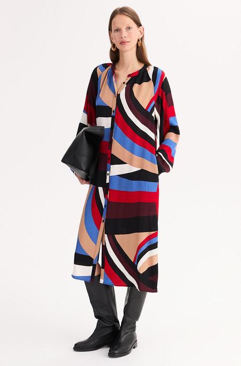 Produktbild Anne Weyburn Gerades Kleid mit grafischem Printmuster (38)