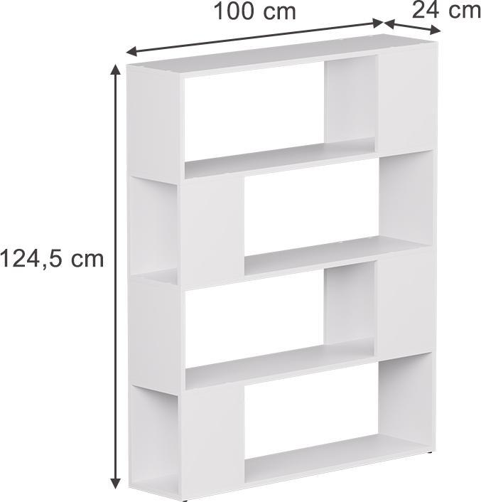 Actual product image Vicco Raumteiler Eneos, Weiss, 100 x 124.5 cm