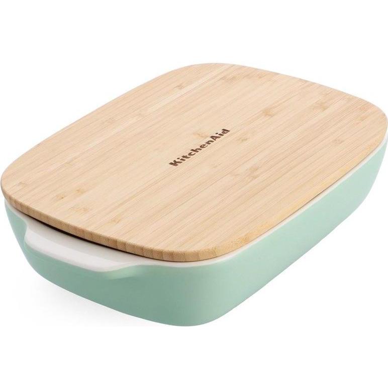 KitchenAid Ovenschaal met deksel L Pistache CC007426-001, Auflaufform, Grün
