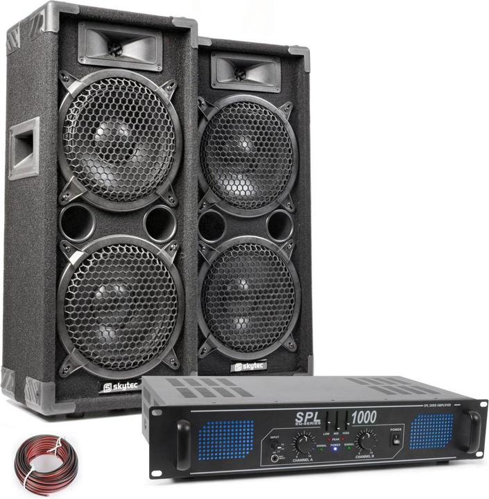 Actual product image Skytec Max28 with SPL1000 amplifier - 1000W complete installation (Passive)