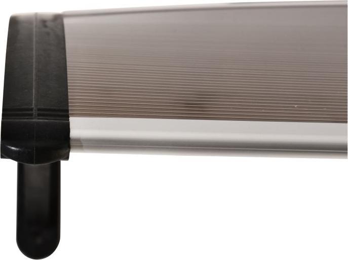 Image du produit Swisshandel24 Auvent porte d'entrée 75 x 100 cm Polycarbonate Marron