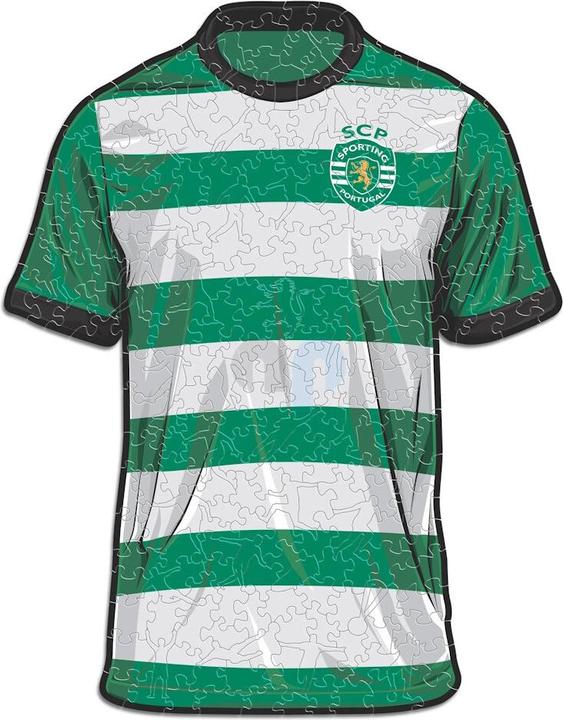 Produktbild Iconic Sporting CP - Trikot - Holz Puzzle Grösse S (150 Teile) (150 Teile)