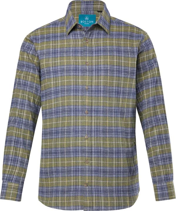 Produktbild Boston Park Karo-Flanellhemd, Langarm, Kentkragen, Comfort Fit (5XL)