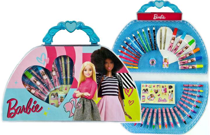 Barbie Kleurkoffer 51dlg