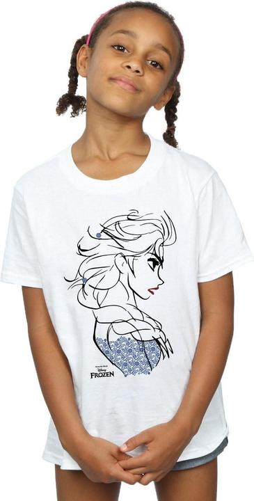 Image du produit Disney - T-shirt FROZEN ELSA SKETCH - Fille (128)