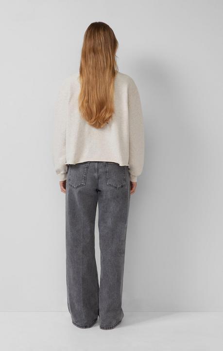 Produktbild s.Oliver Sweatshirt Sweatshirt im Relaxed Fit mit Rollsaum (34)