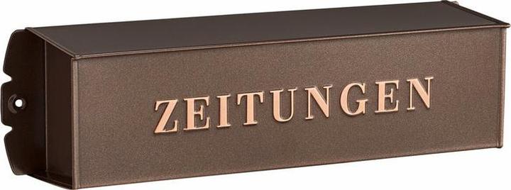 Produktbild Burg Wächter Zeitungsbox Eisen verzinkt BxHxT 125/125/110 mm kupfer