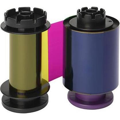 Evolis, Beschriftungsband, YMCK RT Color Ribbon. 500 (Mehrfarbig)