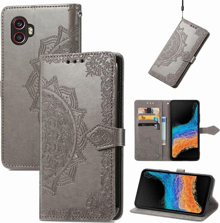 Produktbild König Design Hülle Handy Schutz für Samsung Galaxy Xcover6 Pro Case Cover Bumper Tasche Etuis (Samsung Galaxy XCover 6 Pro)