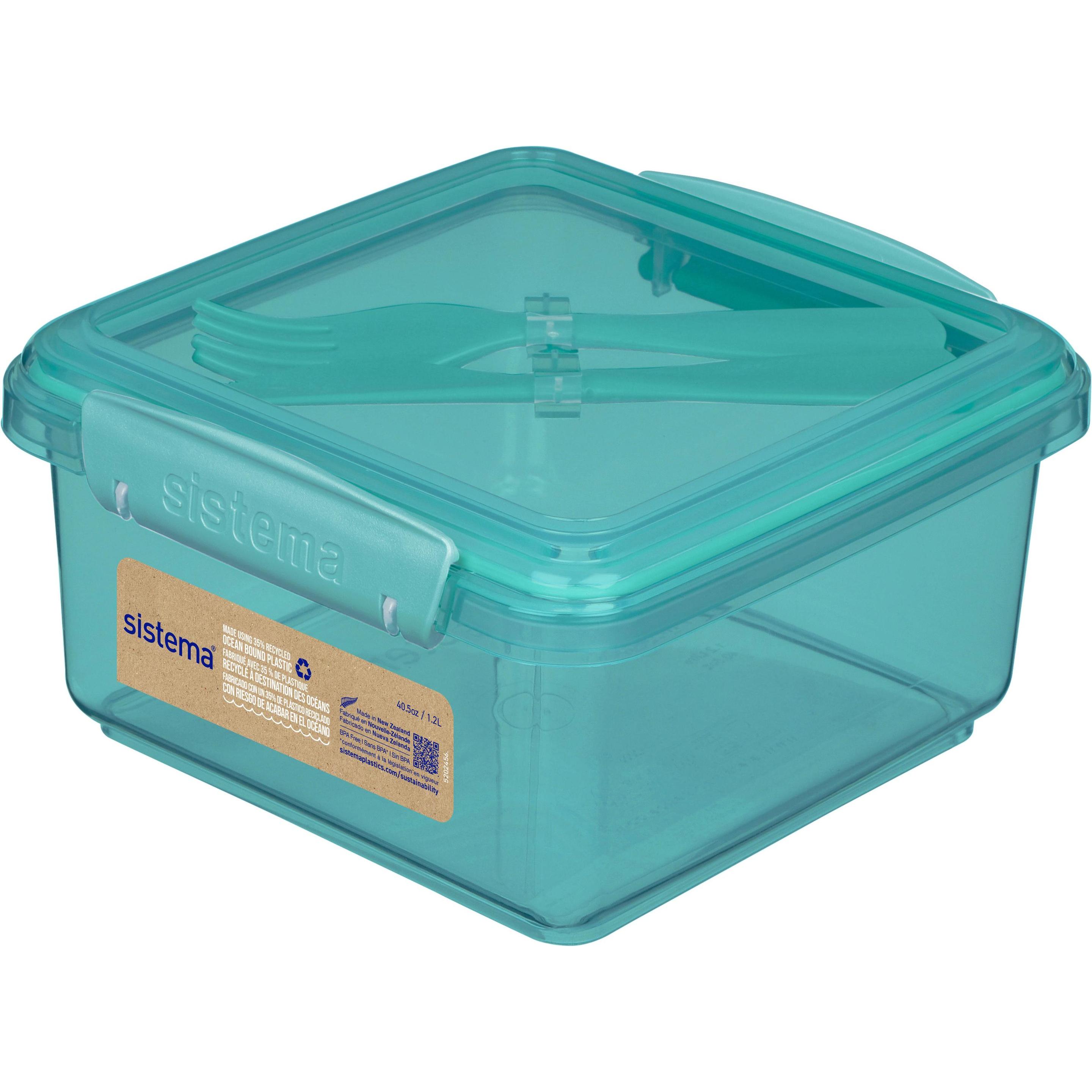 Sistema Lunchbox plus Messer & Gabel 1,2 l 1 Stück, Lunchbox