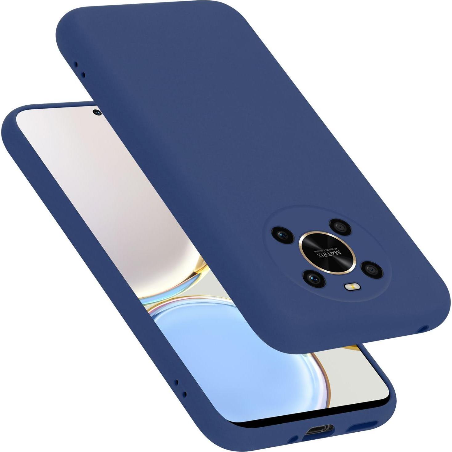 Cadorabo Hülle für Honor MAGIC 4 LITE TPU im Liquid Case Design (Honor Magic 4 Lite), Smartphone Hülle, Blau