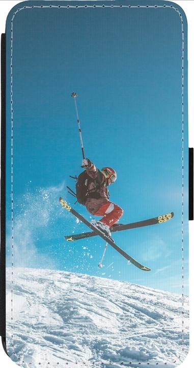 Actual product image PhoneLook Coque Wallet noir Winter 22 Ski Jump (Apple iPhone 14 Pro Max)