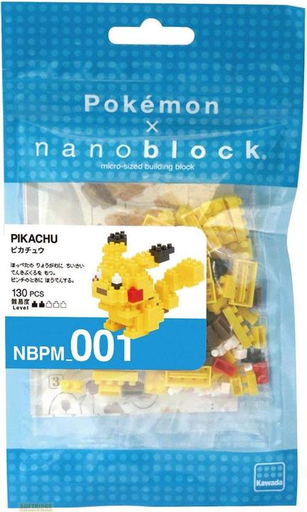 Image du produit Nanoblock Pokemon Pikachu