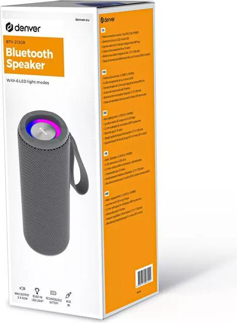 Actual product image Denver BTV-213 (3 h, Rechargeable battery operated)