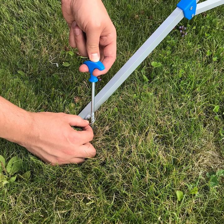 Produktbild ProPlus Wäschespinne mit Standfuss inkl. 3 Heringe (20 m)