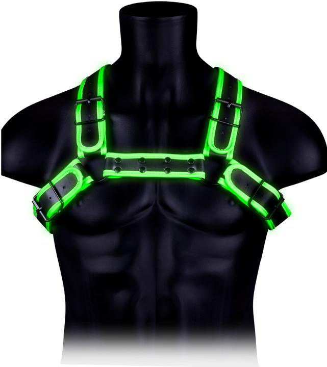Produktbild Ouch! Buckle Bulldog Harness - Glow in the Dark