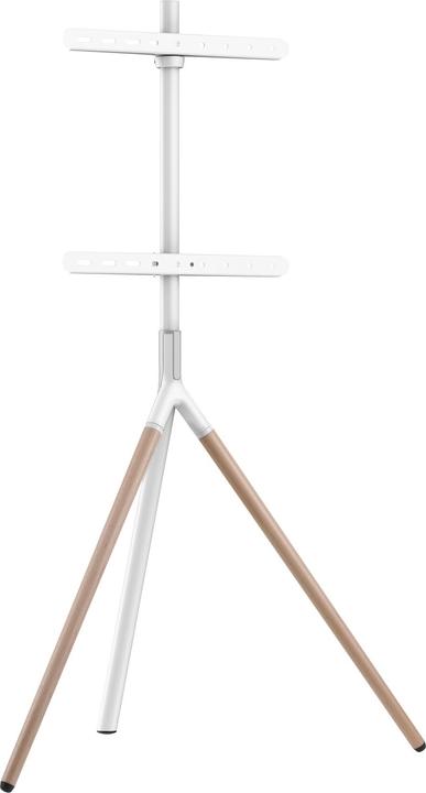 Produktbild Sinox Tripod TV Standfuss mit drehbarem Aufsatz. 45"-65". Helles Holz/Weiss (32 kg, 45" - 65")