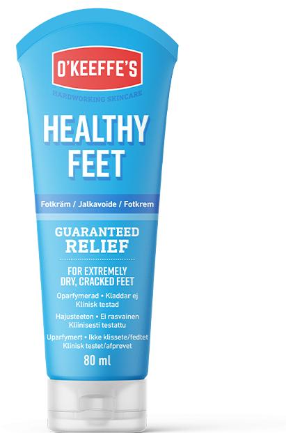 Produktbild O'Keeffe's Healthy Feet - Fusscreme - Tube - 85 g. (Fussdeodorant & -puder)