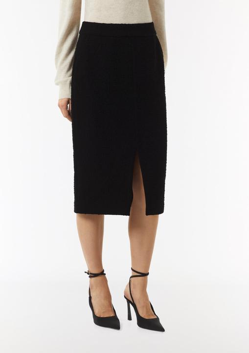 Immagine prodotto Comma Rock Midi-Rock aus Bouclé mit Eingrifftaschen (42)