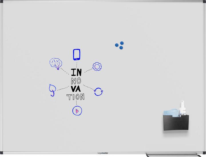 Actual product image Legamaster Magnethaftendes Whiteboard Unite 90 cm x 120 cm, Weiss (120 x 90 cm)