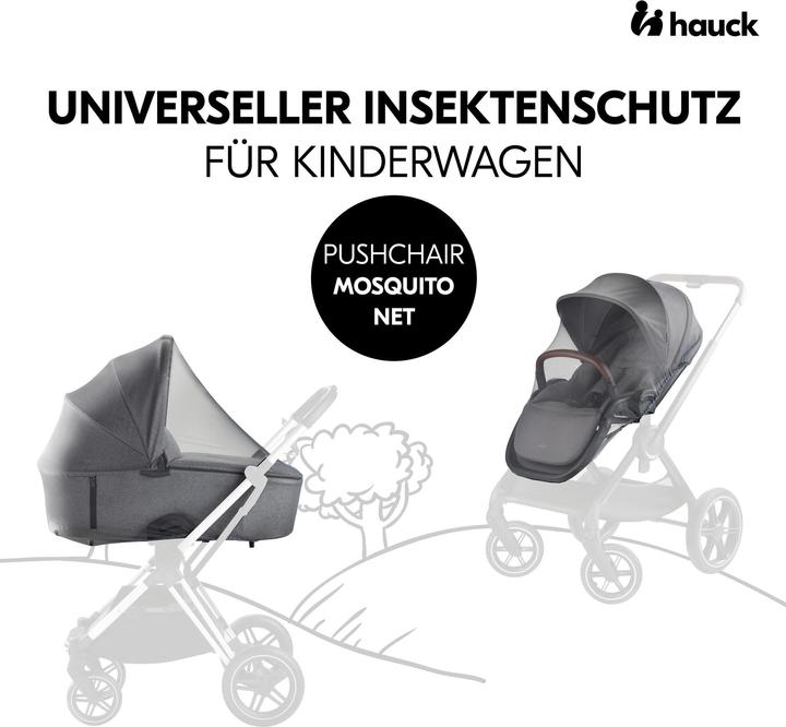 Produktbild Hauck Pushchair Mosquito Net Grey