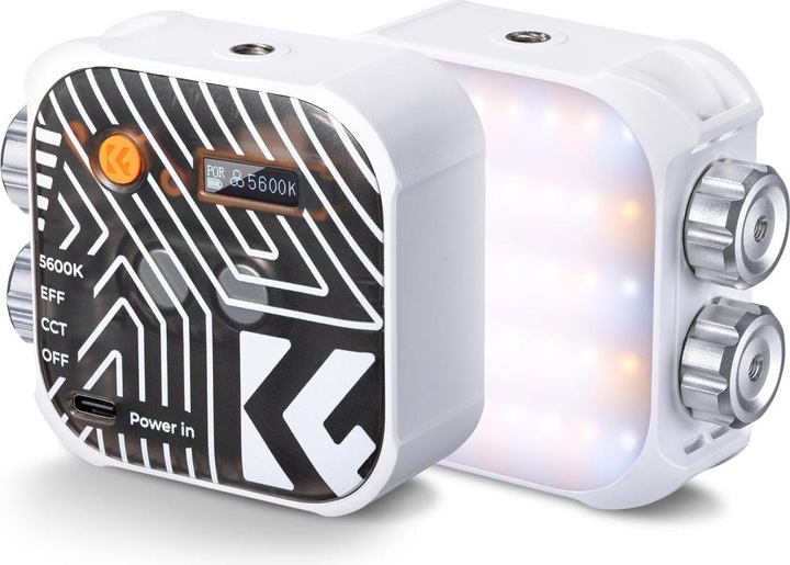 K&F Concept Dual Color Temperature LED Video Ligtht, Built-in 2000mA battery (White) (Videoleuchte)