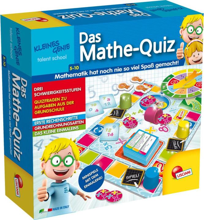 Actual product image Lisciani Little genius talent.maths quiz.DE66667