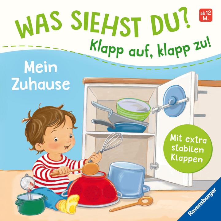 Produktbild Ravensburger Was siehst du? Klapp auf, klapp zu! Mein Zuhause (Deutsch, Sandra Grimm, 2023)