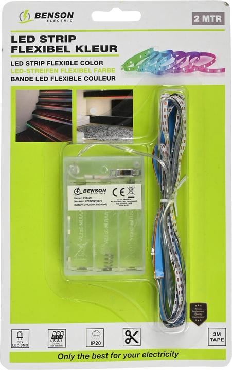 Image du produit Benson Electric Bande LED (RGB, 200 cm, Intérieur)