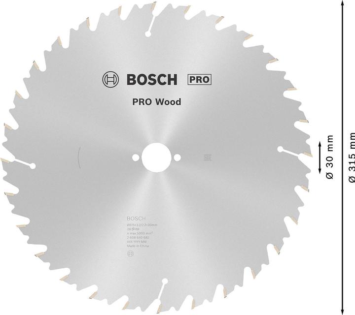 Productafbeelding Bosch Professional Zubehör Cirkelzaagblad Standaard voor Wo