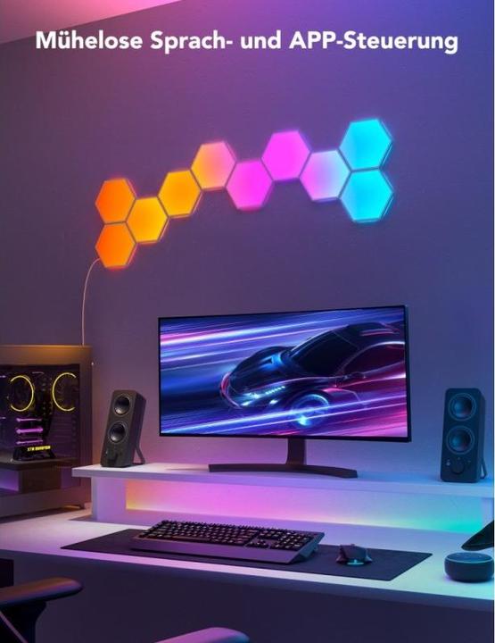 Actual product image Govee Glide Hexa Light Panels (458 lm)