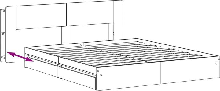 Produktbild vidaXL Bettrahmen (180 x 200 cm)