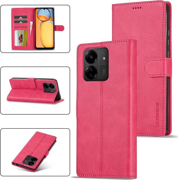 Produktbild LC.Imeeke Xiaomi Poco C65 / Redmi 13C - Etui pink (Xiaomi Poco C65)