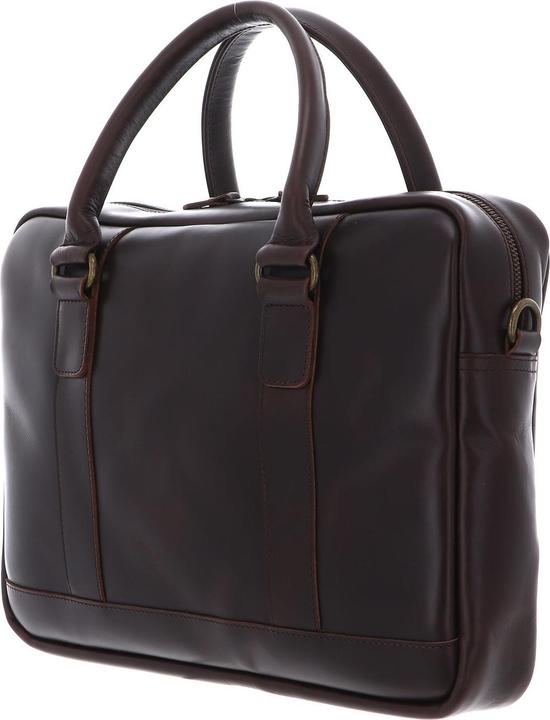 Actual product image Buckle & Seam Leather Business Briefcase Everett Brown / (13")