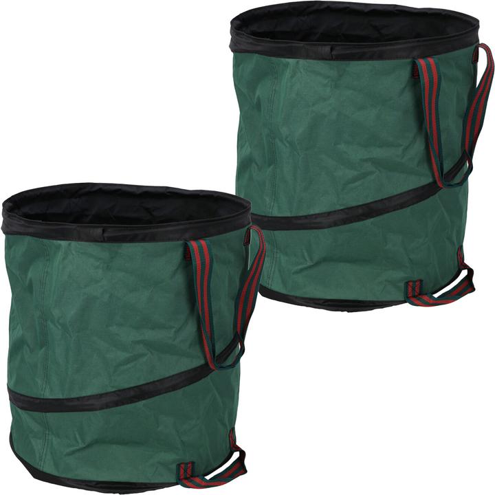Produktbild ProGarden 2er-Set Garten Abfallsack Pop-up, grün, 85 Liter (85 l)