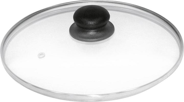 Produktbild Axentia Glasdeckel mit Edelstahlrand, 24cm (24 cm, Metall, Glas)