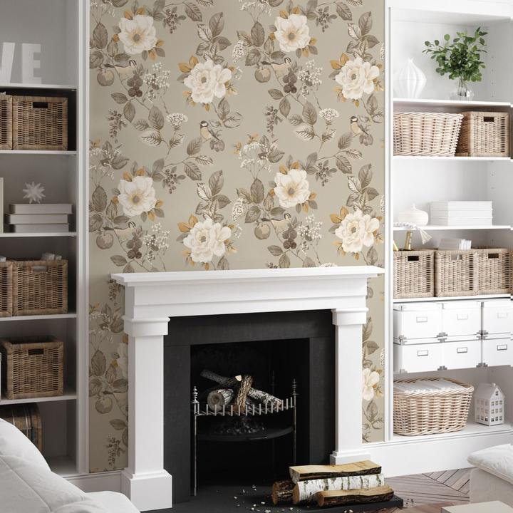 Actual product image Belgravia Bramble Floral Wallpaper