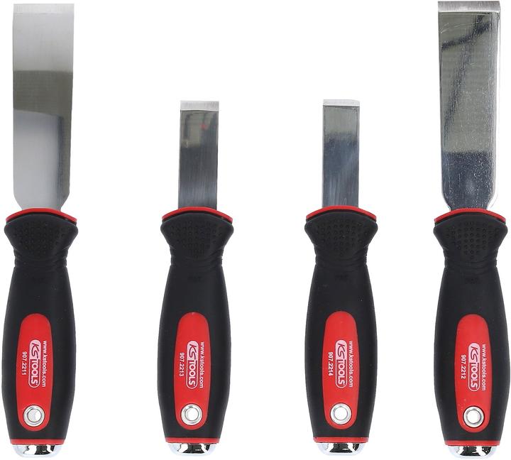 Actual product image KS Tools STAINLESS STEEL Chisel scraper set, 4 pcs