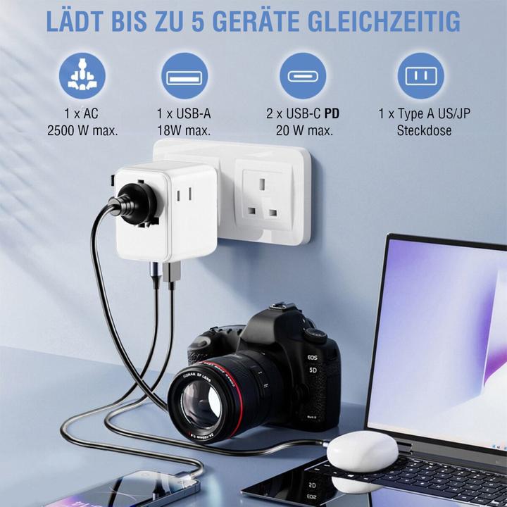 Produktbild 4smarts Weltreiseadapter Nomad