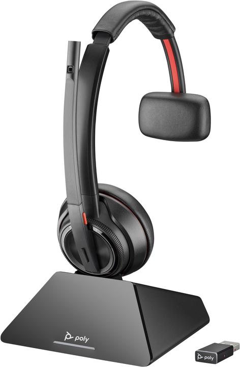 Produktbild Poly Savi 8210-M Office DECT 1880-1900 MHz Ein-Ohr-Headset (Kabellos, Microsoft Teams)