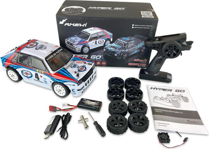 Image du produit Amewi Voiture de tourisme Hyper Go LR14 Prodrift 1.4 RTR, 1:14 (RTR Prêt à fonctionner)