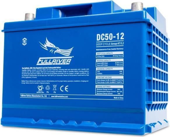 Produktbild Fullriver AGM-Batterie DC50-12A (12 V, 50 Ah)