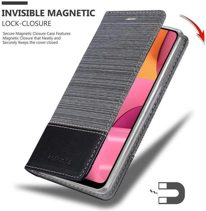 Produktbild Cadorabo Book Jeans Optik Cover (Samsung Galaxy A21)