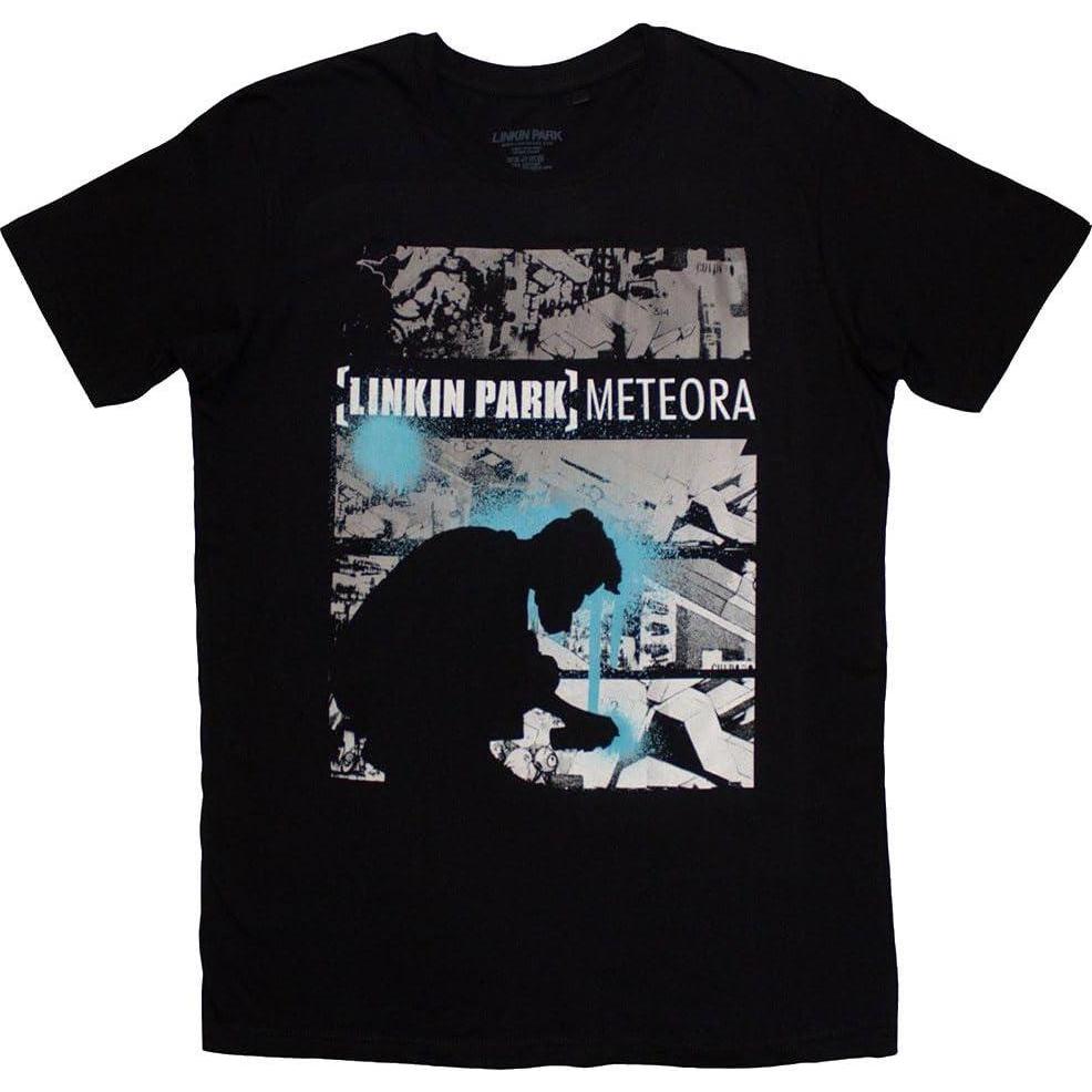 Linkin Park, Uomini, Maglietta, Meteora Drip Collage, Nero, (XL)