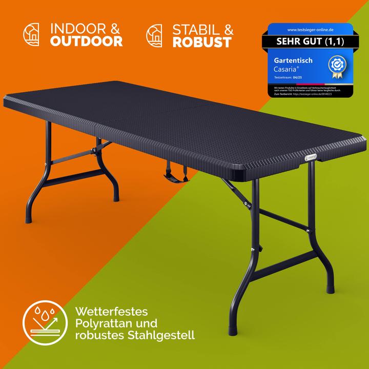 Produktbild Casaria Gartentisch (75 cm)