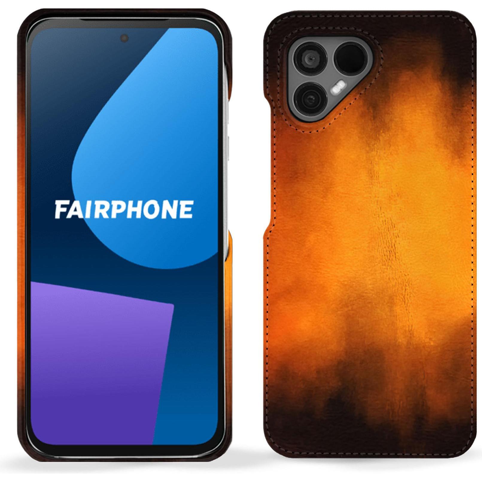 Noreve Lederschutzhülle (OnePlus 5), Smartphone Hülle, Violett