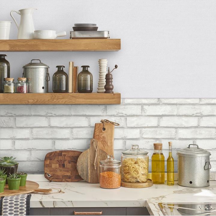 Produktbild Trenddeko Weisser Ziegelstein (200 x 45 cm)