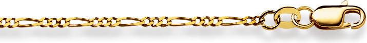 Produktbild Natsumi Schmuck Halskette Gelbgold 9K/375 Figaro 1.8mm (375/9 K Gelbgold, 40 cm)