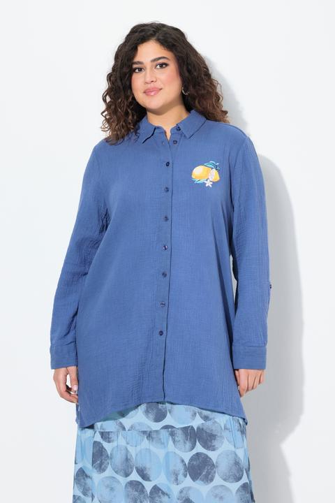 Produktbild Ulla Popken Bluse, A-Linie, Musselin, Stickerei (42, 44)