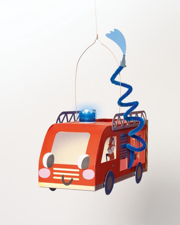 Actual product image Folia DIY Laterne FIRE ENGINE